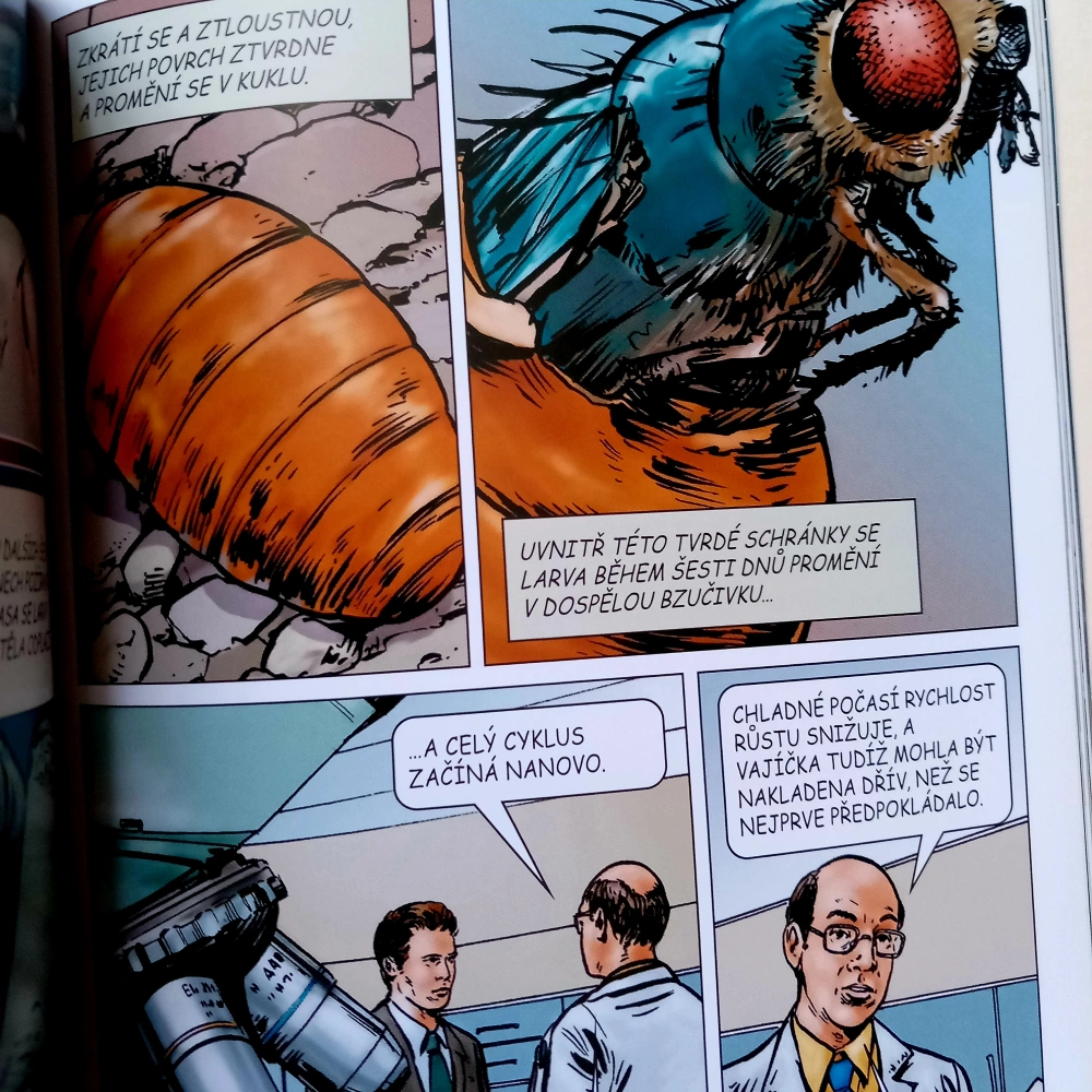 Kriminalistika v komiksech