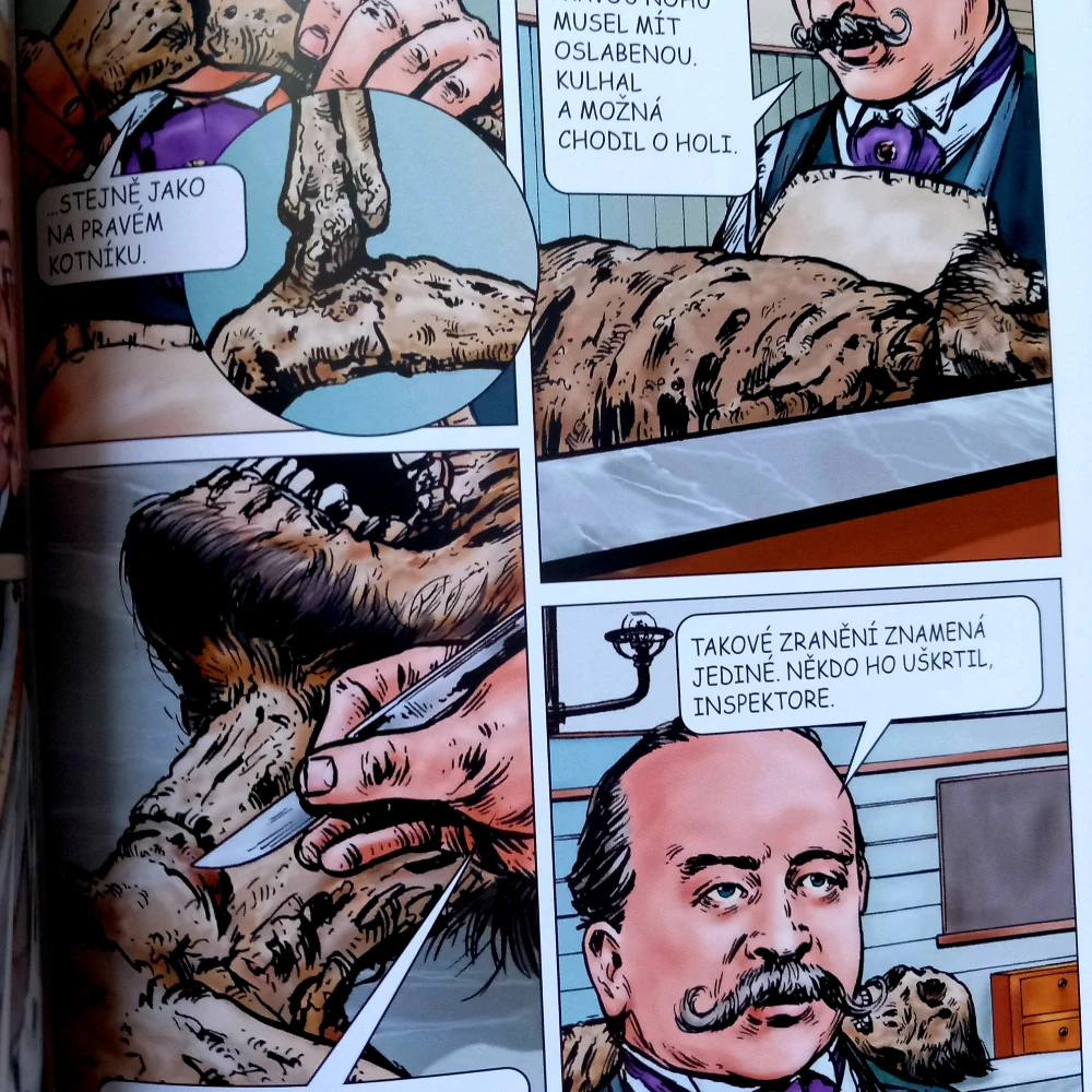 Kriminalistika v komiksech