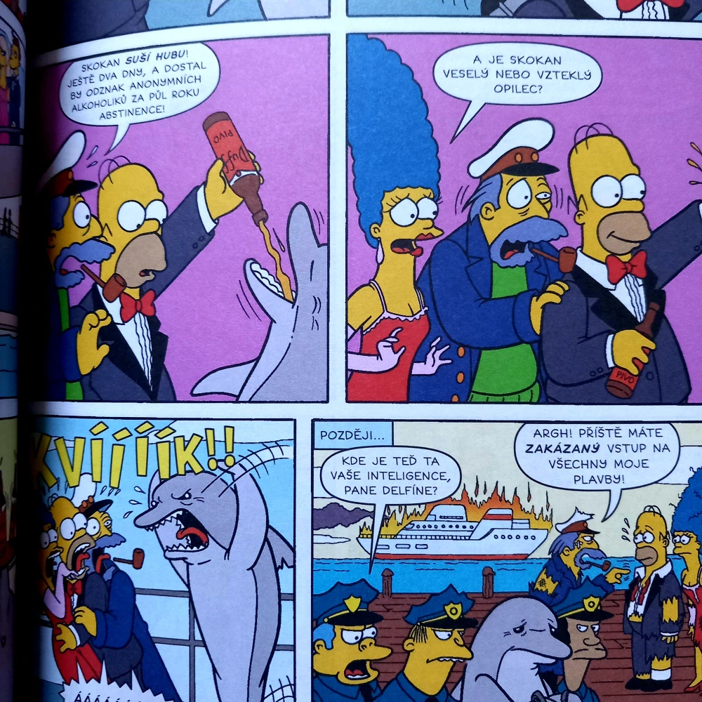 Simpsonovi: Prčou napakovaný potlach